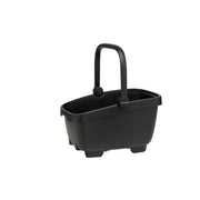 Nieuwe Looxs Clipper RT fietsmand met 28 liter inhoud, geschikt voor racktime fietsdragers, zachte handgreep en stevig ontwerp.