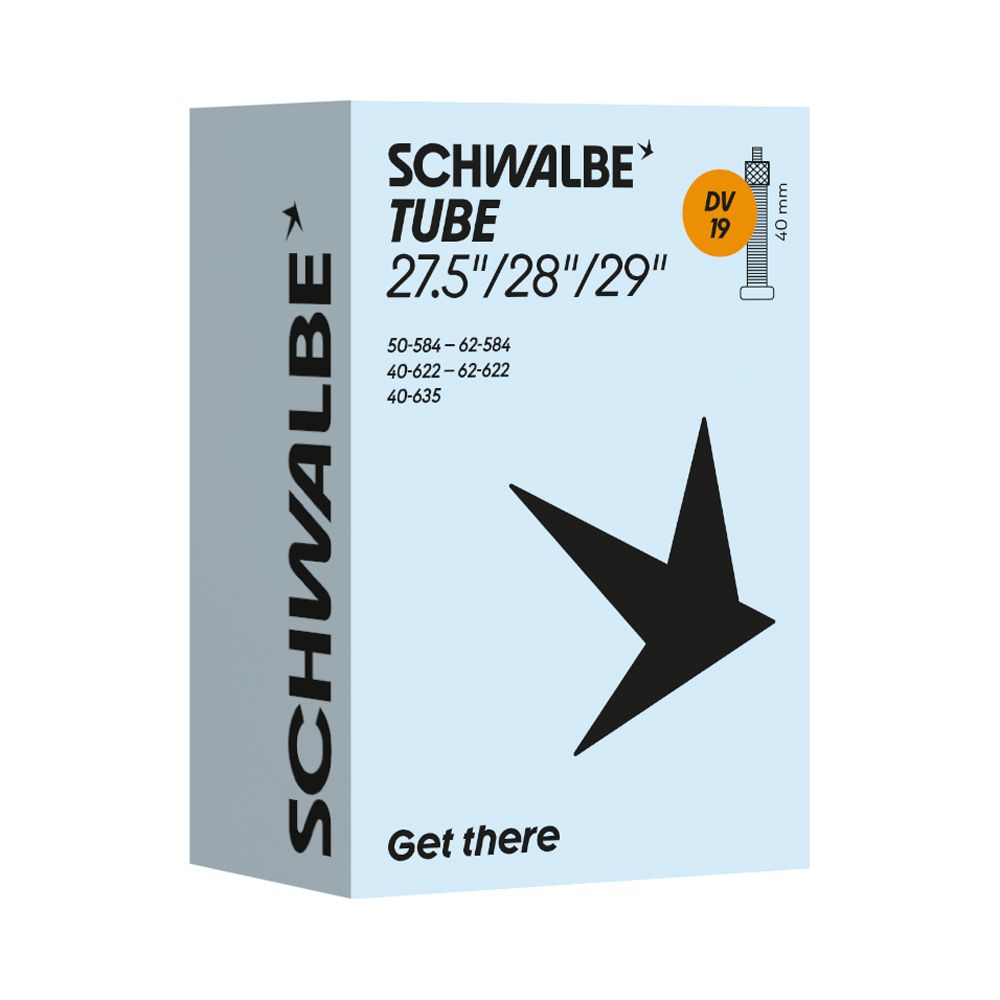 Schwalbe binnenband 29 inch Dv19 27.5 x 2.00 - 29 x 2.40 HV 40mm, geschikt voor mountainbikes en stadsfietsen