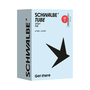 Schwalbe binnenband 12 inch met 40 mm ventiel, geschikt voor 47/62-203 banden, zichtbaar in de afbeelding