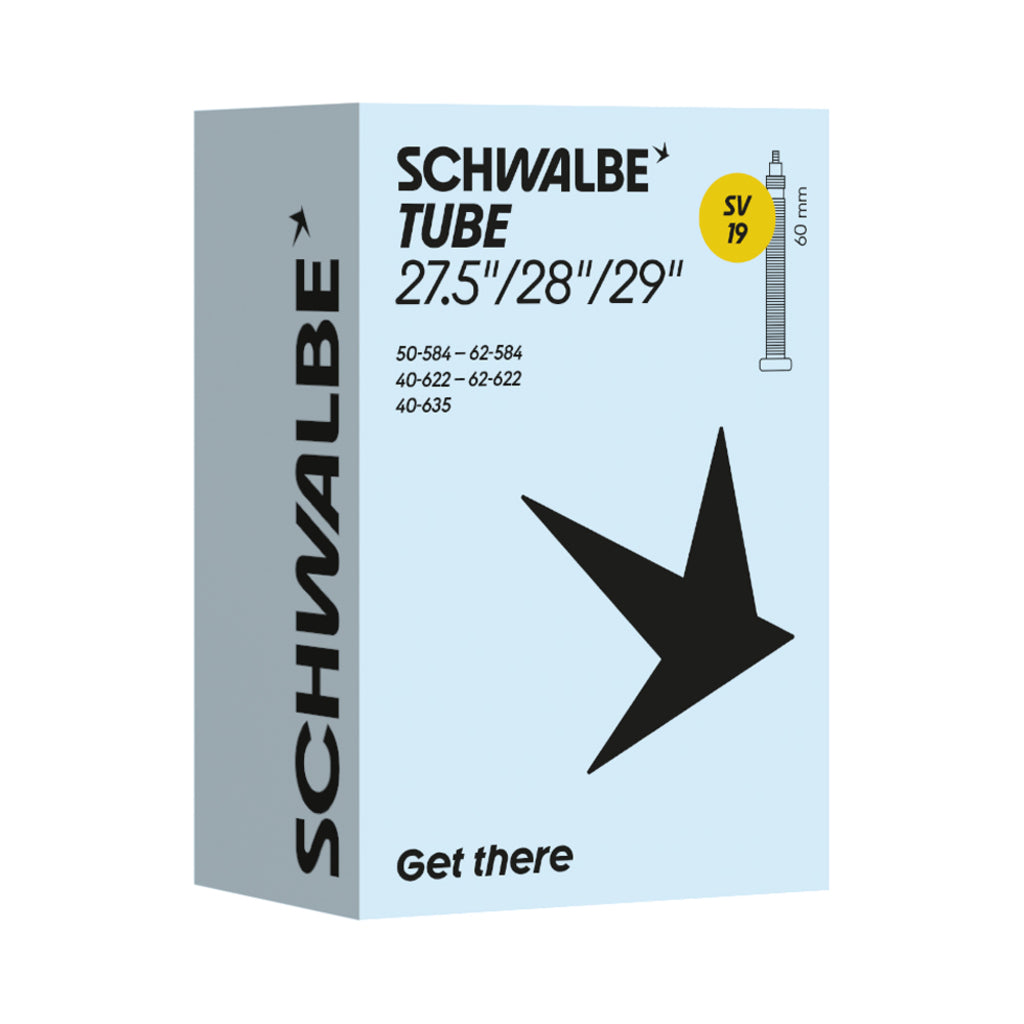 Binnenband 28 inch Schwalbe SV19 met 60mm ventiel voor 28x1.5 inch banden, geschikt voor fietsreparatie