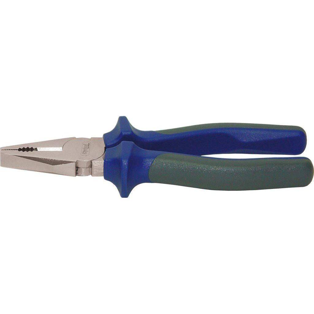 Nicro Cyclus combinatietang van 180 mm, veelzijdige Tangen voor knippen en vasthouden, zwart met rood handvat.