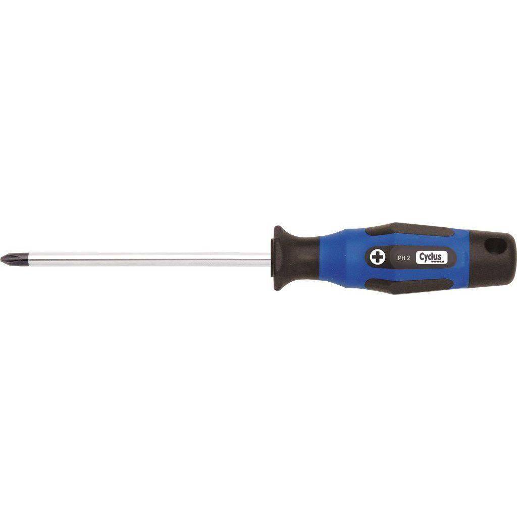 Cyclus kruiskopschroevendraaier 0 x 60 mm met meercomponentengreep, handgereedschap voor precisiewerk en schroeven.