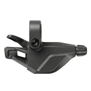 Zwarte Sram Versteller S100 Eagle Single Click B1 12V achter schakelaar met bedieningsknop voor 12-speed fiets.