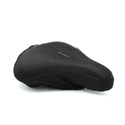 Zadelhoes van Selle Royal Royalgel, zwart, comfortabel zadeldekje voor fiets, zichtbaar in de afbeelding.