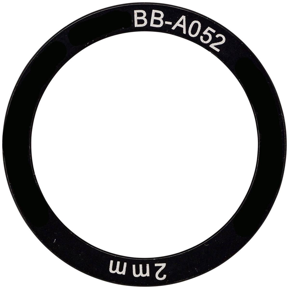 Elvedes trapas opvulring van aluminium, 38x30x2 mm, set van 6 stuks, geschikt voor fiets trapas onderdelen.