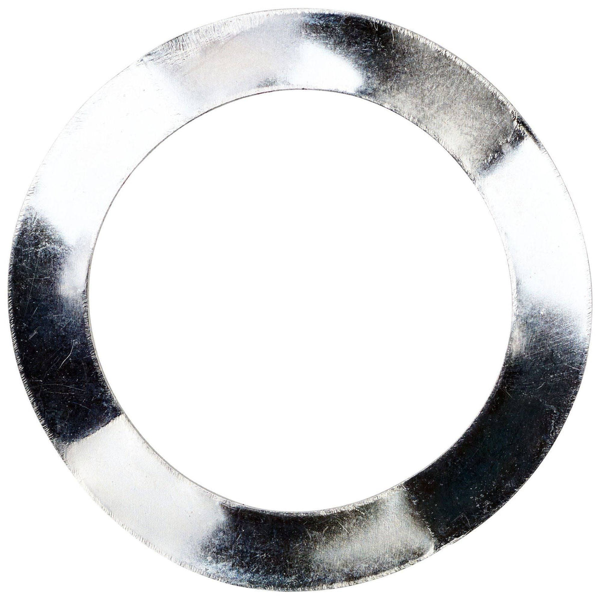 Elvedes trapas veerring/wave washer van aluminium, 31x24x0,6 mm, set van 20 stuks, geschikt voor fiets- en trapasonderdelen