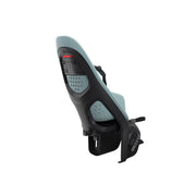 Thule Yepp 2 Maxi MIK HD kinderfietsstoel achter, geschikt tot 22 kg, veilig en comfortabel voor jonge kinderen.