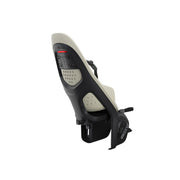 Thule Yepp 2 Maxi MIK HD fietsstoeltje achter voor kinderen tot 22 kg, zwart met bevestigingsbeugels op de fiets