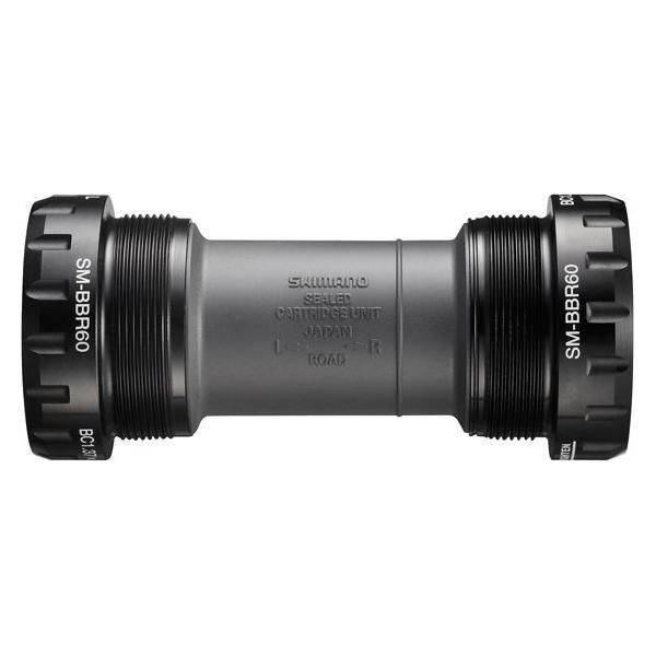 Shimano Ultegra BB-R60 trapsadapter BSA 68 mm, geschikt voor racefietsen, zichtbaar in de afbeelding.