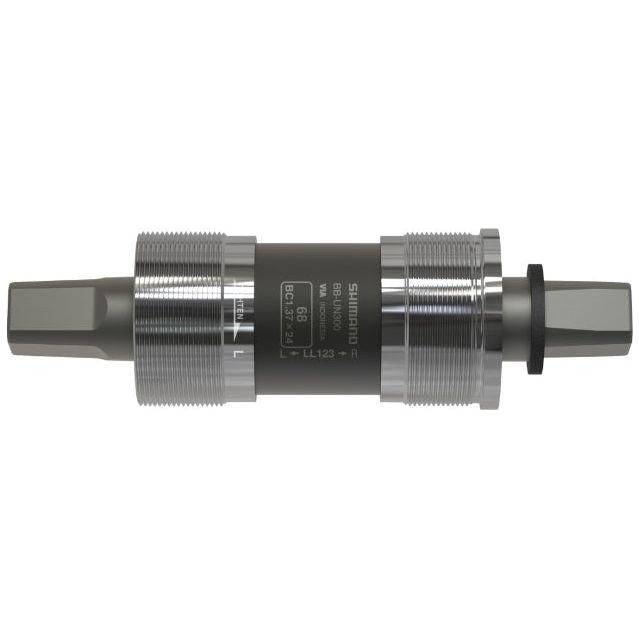 Shimano BB-UN300 vierkante trapas BSA met aluminium cups voor fiets, inclusief trapas en bevestigingsonderdelen