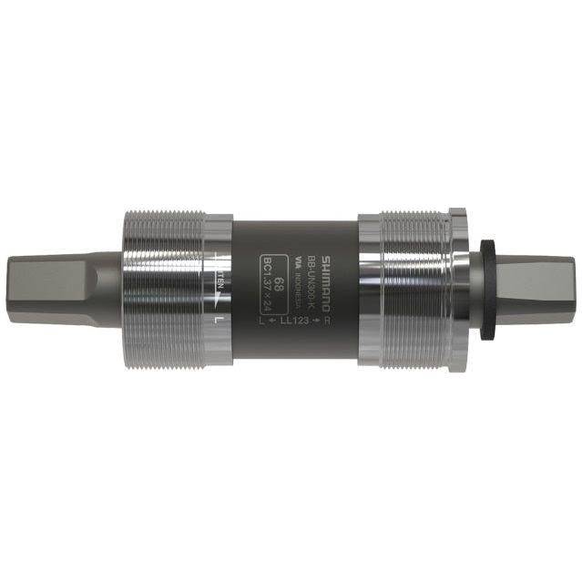 Shimano BB-UN300 trapas voor 68 mm vierkante trapas, aluminium cups, geschikt voor fietskettingkast en betrouwbare fietsonderdelen