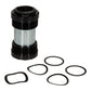 Elvedes Trapas Cupset Threatfit T47 DUB 68mm - Zwart - Le Coq Wielerartikelen