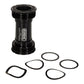 Elvedes Trapas Cupset Threatfit T47 DUB 86mm - Zwart - Le Coq Wielerartikelen