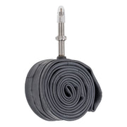 Schwalbe binnenband 14 inch met ventiel, 40 mm lengte, geschikt voor fietsbanden 32/47-288/305, zichtbaar met ventiel en band.