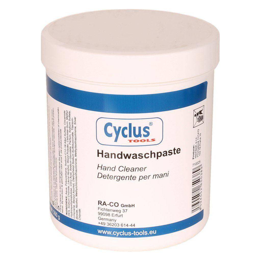 Cyclus handreinigingspasta in een pot van 500 gram, geschikt voor effectieve reiniging van handen en handenwas.