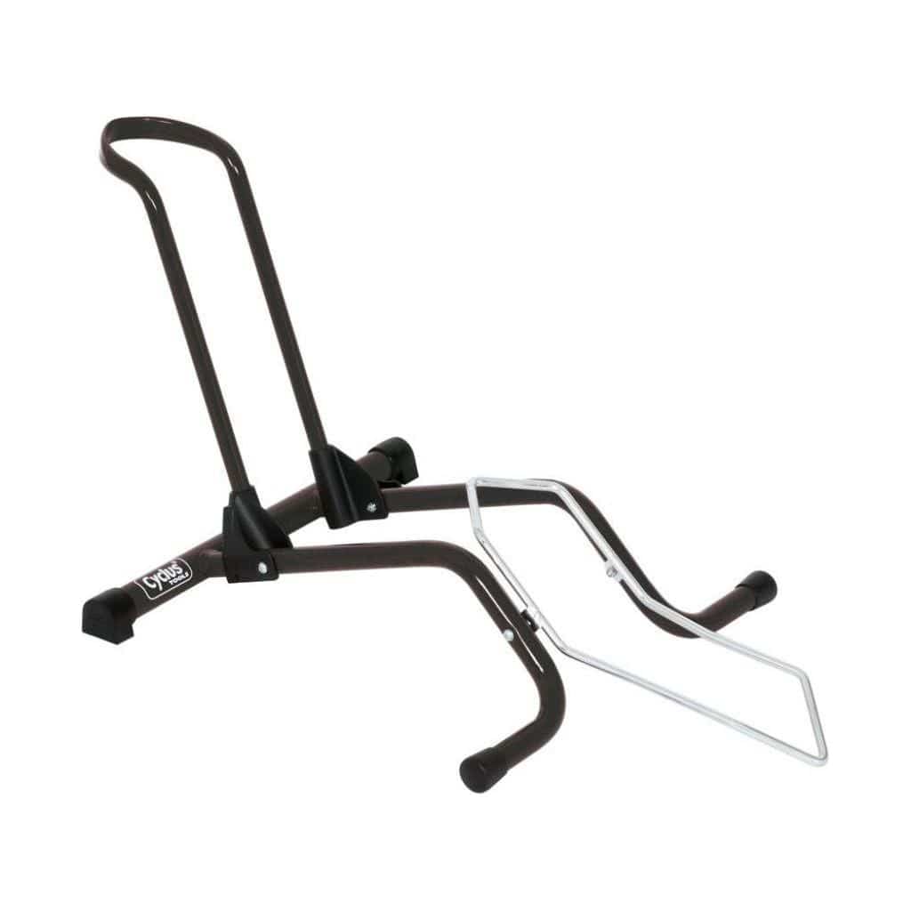 Cyclus fietsstandaard voor 26-29 inch wielen, geschikt als presentatiestandaard voor fietsen, zwart metalen frame