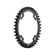 Gates Carbon Drive CDX Fin Line voortandwiel met 4 bouten, BCD 104, zwart geanodiseerd, geschikt voor fietsensystemen