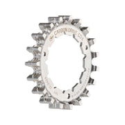 Gates Cdx Rohloff splined achtertandwiel voor fiets, zichtbaar met splines en stevige constructie