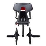 Polisport Guppy Junior achterzitje bevestiging voor fietsdrager, zwart, geschikt voor kinderfiets, veilige en comfortabele kinderzitje.