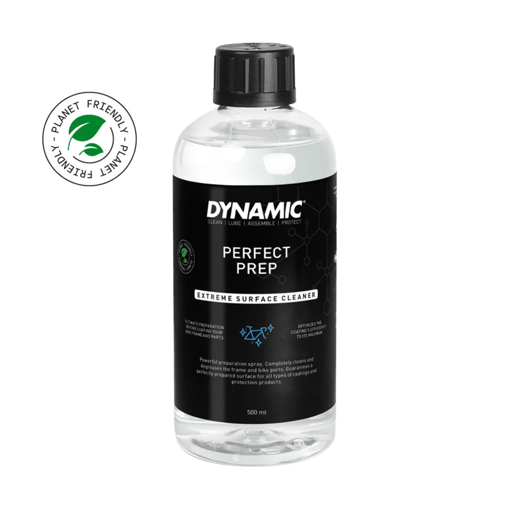 Dynamic Perfect Prep Beschermmiddel in 500 ml fles, ontworpen voor effectieve bescherming van oppervlakken.