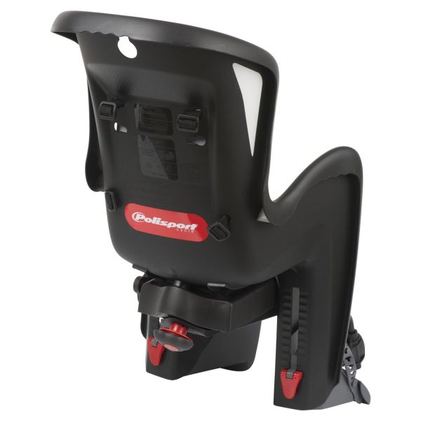Polisport Kinderzitje Achter Bilby Maxi Rs Framebevestiging - Zwart