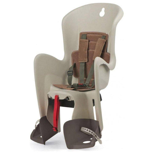 Kinderzitje Achter Polisport Bilby Maxi - Creme/Bruin - Dragermontage (Cfs) - Le Coq Wielerartikelen