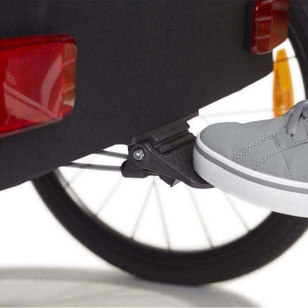 Polisport Kindertrailer Met Wandelkit - Grijs/Blauw - Le Coq Wielerartikelen