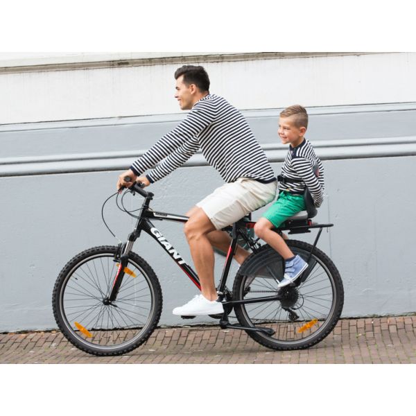 Unior Thule Yepp Junior Budget kinderzitje achter voor fiets met easyfit-bevestiging, geschikt voor jonge kinderen, zwart.