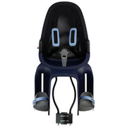 Qibbel Air kinderzitje achter voor fiets, framebevestiging, geschikt voor kinderen tot 2,5 kg, veilig en comfortabel.