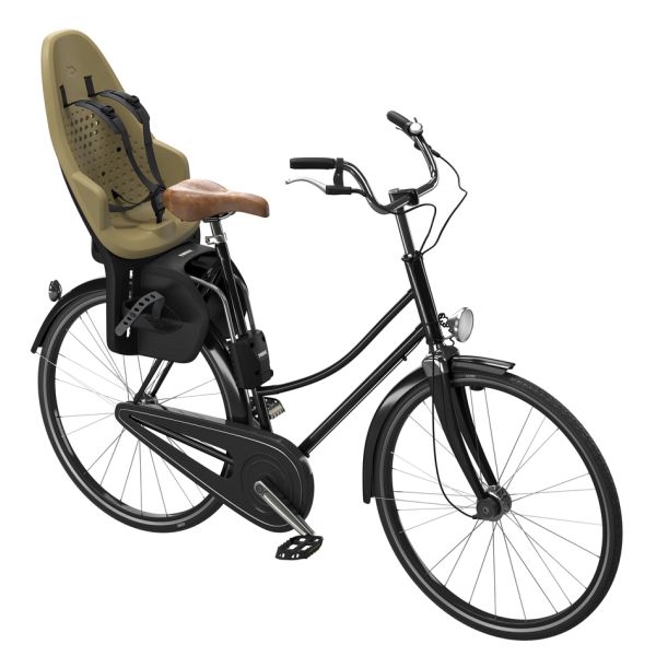 Thule Yepp 2 Maxi achterzitje voor fiets, framebevestiging met dualbeam-ophangsysteem, geschikt voor kinderfiets achter.