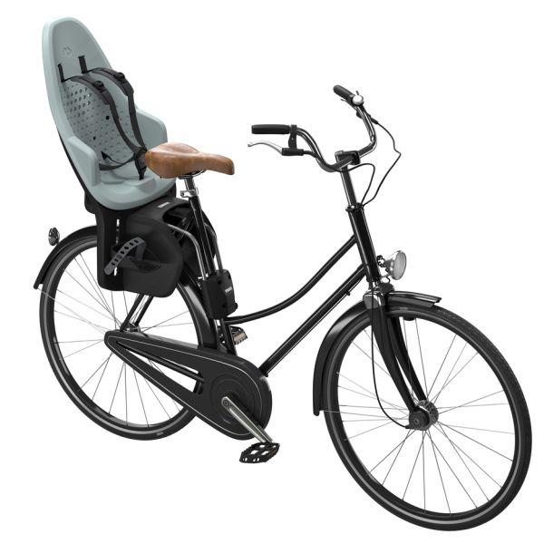 Thule Yepp 2 Maxi framebevestiging voor kinderfiets achter, geschikt voor dualbeam-ophangsysteem, zichtbaar op fietsachterzijde