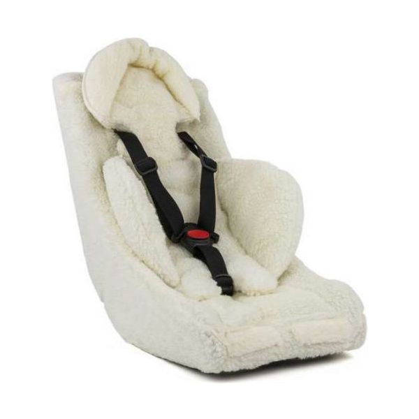 Kinderzitje voor bakfiets Melia Plus Comfort Schaap, geschikt voor baby's van 0 tot 9 maanden, comfortabel en veilig.