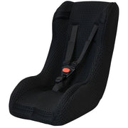 Edge Cargocomfy babyschaal voor bakfiets, zwart, geschikt voor 0-9 maanden, met 3-punts gordel en comfortabele zitpositie.