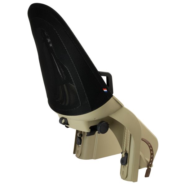 Qibbel Air kinderzitje achter voor fiets, framebevestiging, geschikt voor kinderen tot 2,5 kg, veilig en comfortabel.