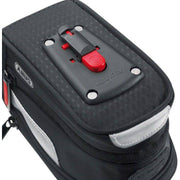 Abus ST 2100 KF 1,2 L zadeltas met Klickfix houder, geschikt voor fietsaccessoires en bagage, zwart kunststof.