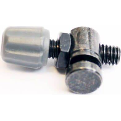 Shimano Kabelstelbout Br-Im Non-Series remonderdelen, close-up van de bevestiging en bedrading op een fietsonderdeel
