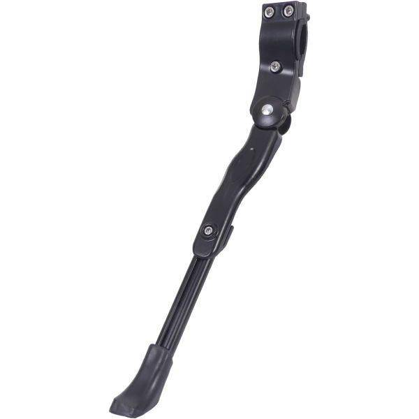 Zwarte Edge zijstandaard voor 26-28 inch fietsen, achtervorkmontage, standaard voor extra stabiliteit en ondersteuning