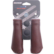 Edge leren handvatset met ergonomische grip, 2 stuks van 135 mm, geschikt voor comfortabel gebruik en duurzame handvatten.
