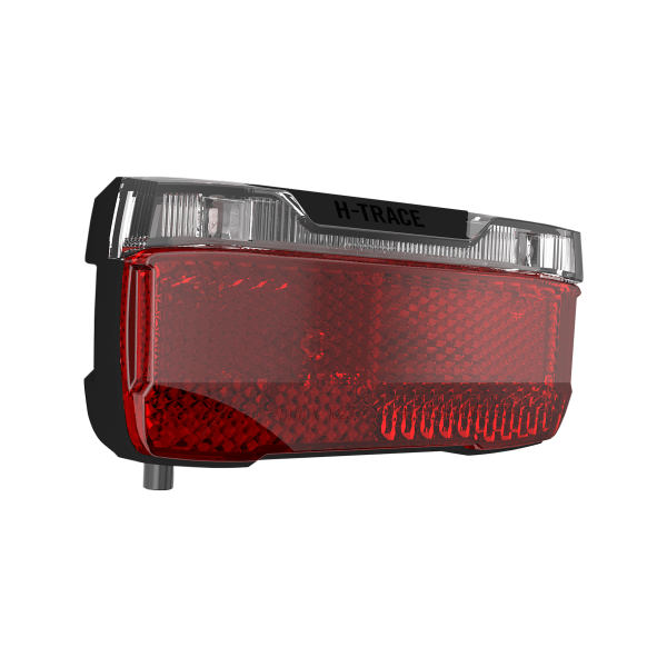 Herrmans H-Trace achterlicht met 50 mm bevestiging, rood LED achterlicht voor fietsveiligheid
