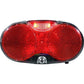 Herrmans Dragerachterlicht Twinle Batterij  - 50 Mm Bevestiging - Le Coq Wielerartikelen