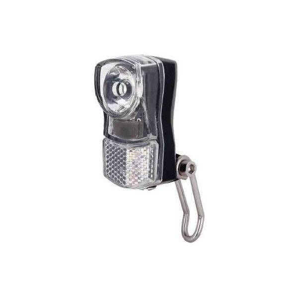 Edge Swift 2.0 koplamp met 1 LED en 30 lux, heldere fietslamp met wit licht, geschikt voor veilig fietsen.