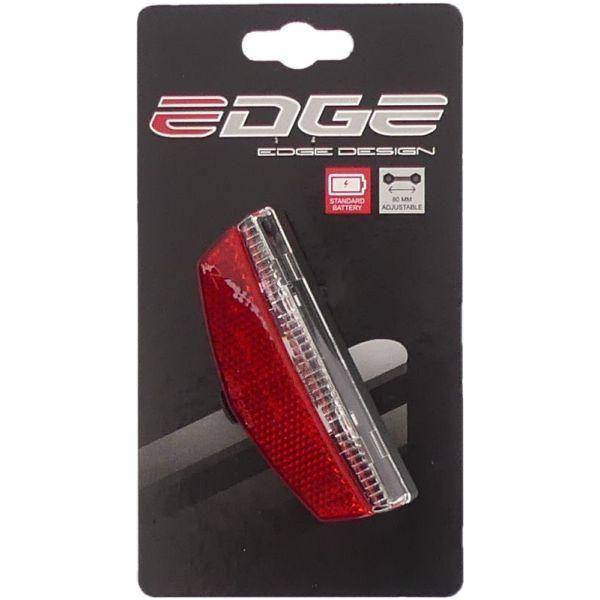 Edge Dragerachterlicht City Slimline - 50/80Mm - Incl. Batterijen - Le Coq Wielerartikelen