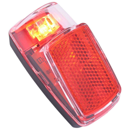 Edge Achterlicht Spatbord Vida - 1 Led - Inclusief Batterijen (Bulk Verpakking) - Le Coq Wielerartikelen