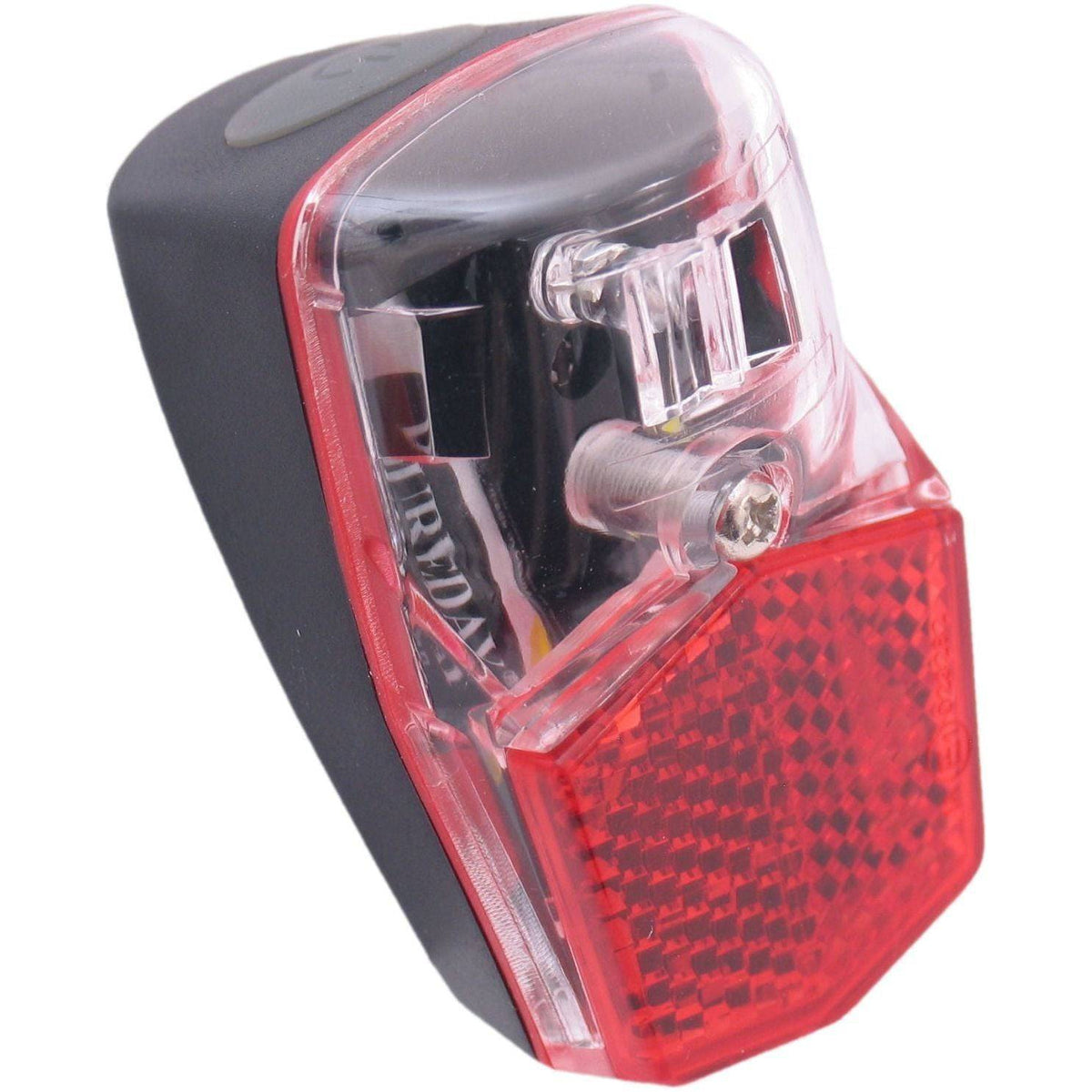 Edge Sprint 1 led achterlicht voor spatbordmontage met batterijen, helder en compact voor veilige fietsverlichting.
