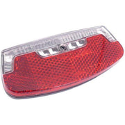 Edge safe dragerachterlicht met 80 mm LED, inclusief batterijen, zichtbaar in de afbeelding.