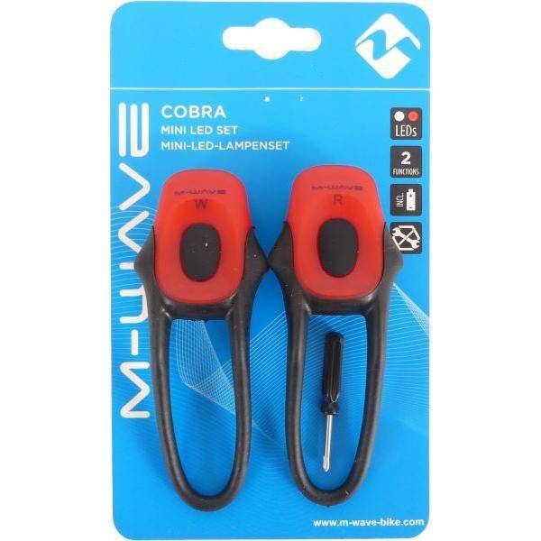 M-Wave Verlichtingset Cobra - Le Coq Wielerartikelen