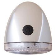 Spanninga Swingo Xdo koplamp in chroom met reflector en dynamo-aansluiting, geschikt voor fietsen.