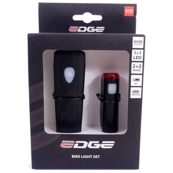 Edge Renegade Stvzo koplamp met batterij-LED, heldere verlichting en stevig ontwerp voor veilig fietsen in het donker.