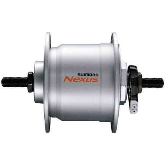 Shimano Naafdynamo Nexus Dh-C3000-3N 3 Watt - 36 Gaats - Velgrem - Zilver - Le Coq Wielerartikelen