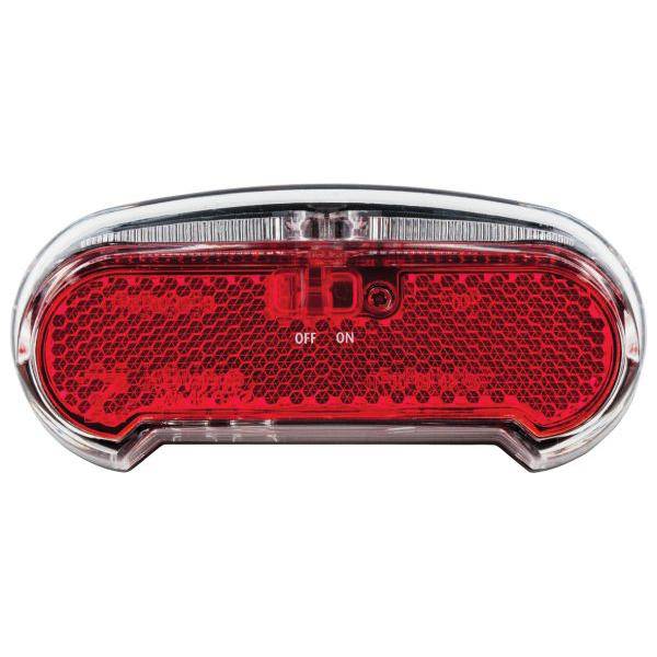 Achterlicht Axa Riff Led Batterij 50-80mm - Zwart - Le Coq Wielerartikelen